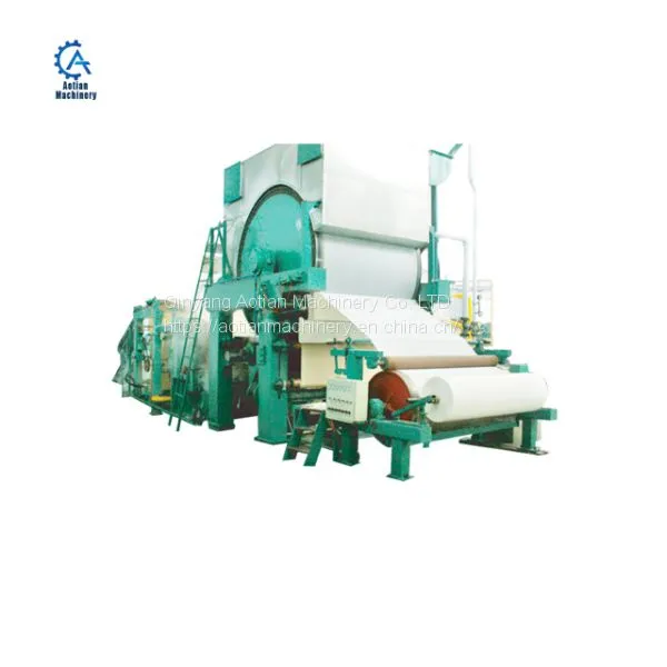 Mills Toilet Paper 4100mm Rice Straw Paper Making Machine Tissue Paper Machine Toilet Roll Making Machines photo-2