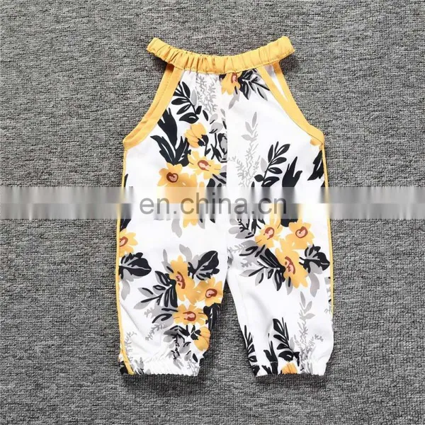 Factory Baby Clothes Summer 100%Cotton Short Sleeves With Prints Newborn Infant Baby Bodysuits Rompers photo-3