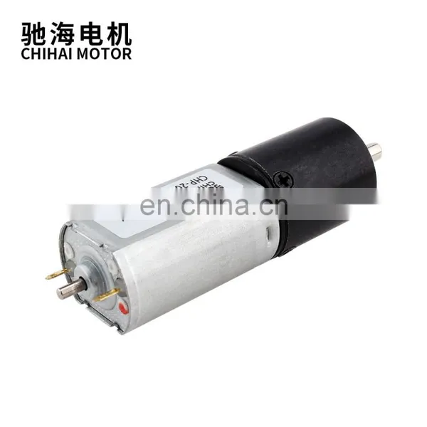 ChiHai Motor CHP-20GP-180 Mini dc Gear Carbon Brush 20mm Planetary Gearbox 12v Low Speed High Torque Gearbox Motor photo-5