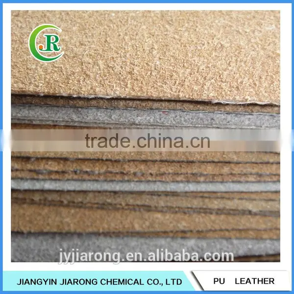 Flocking Back PU Leatherette for Sofa photo-2