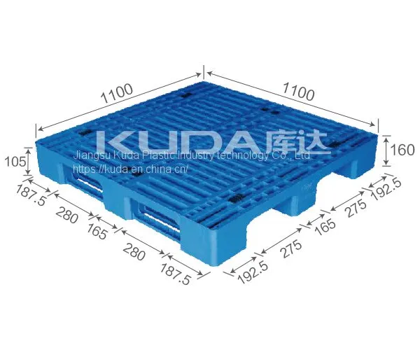 Warehouse Anti-static 1111A WGCZ PLASTIC PALLET From China Manufacturer