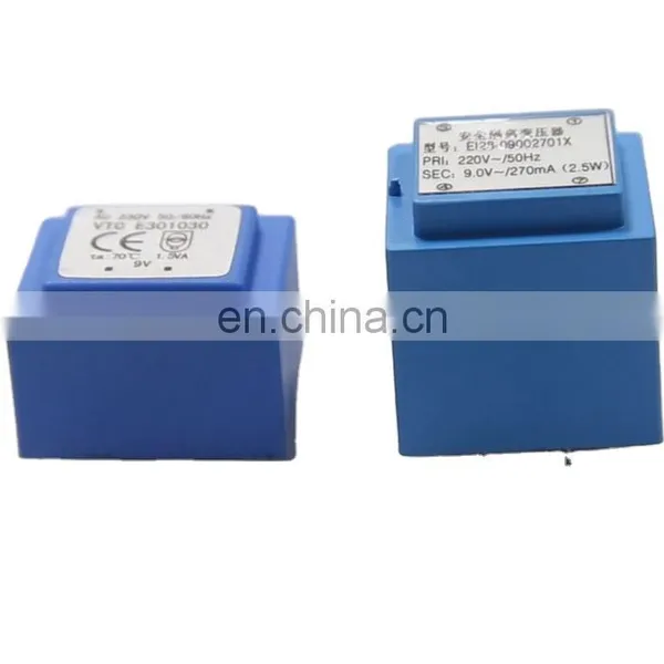 PCB Mount Encapsulated Transformer EI20 Isolating Transformer photo-4