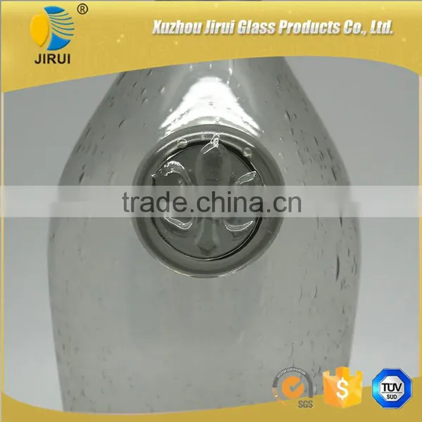 1200ml Clear Glass Wide Mouth Vase photo-3
