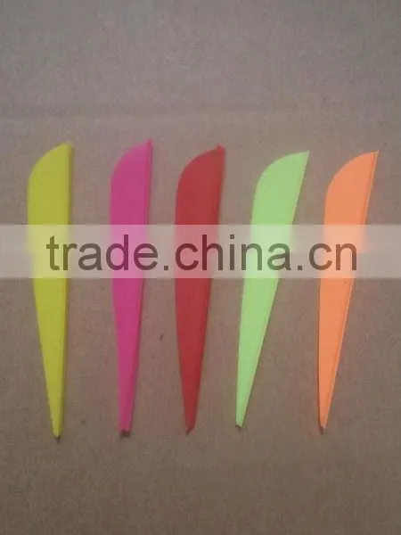 Arrow Plastic Feather Fletching Vanes 1.75",2",2.5",3",4",5" Linkboy Hunting photo-4