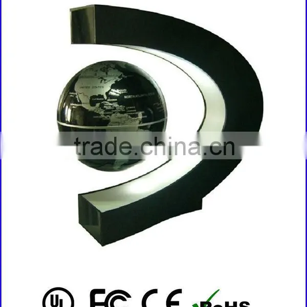 Holiday Gift -Home Decoration Magnetic Levitation Floating Globe World Map LED Light