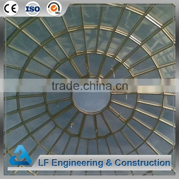 Customized Aesthetic Space Frame Dome Skylight for Modern Construction photo-3