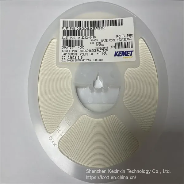 Multilayer Ceramic Capacitors MLCC - SMD/SMT C0805C682K5RAC photo-3