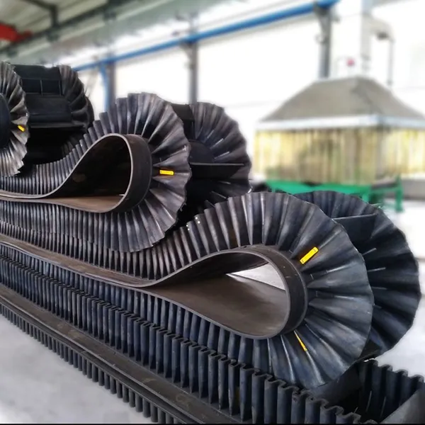 Sidewall and Cross Cleat Ep200 Rubber Conveyor Belting photo-5