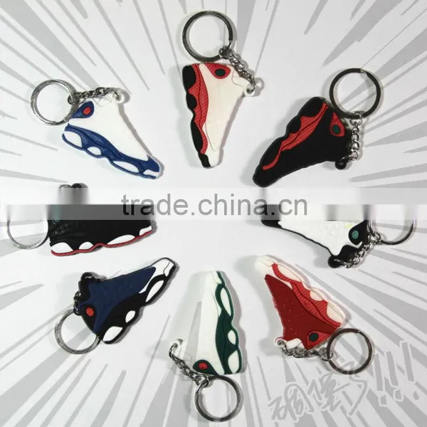 2D Embossed PVC Keychain, Custom Soft PVC Keychain 3D Rubber Key Rings photo-5