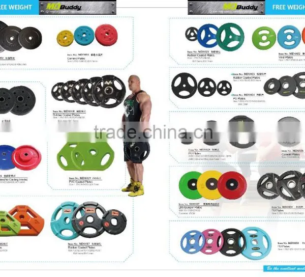 Used Competition Rubber Bumper Plates Wholesale photo-2