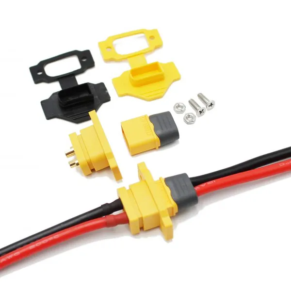 Amass XT60E-F Connector Panel Fixed ConnectorXT60E-F/XT60H-M in Stock photo-5