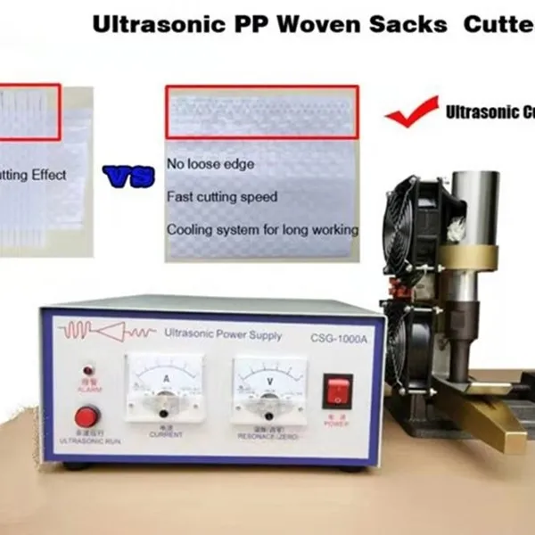 Industrial Ultrasonic Label and Fabric Cutting Equipment for Manufacturing