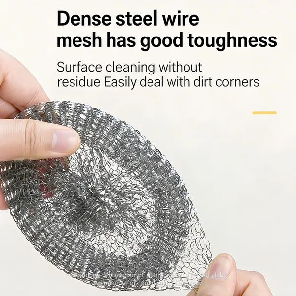 Wholesale Galvanize Wire Mesh Scourer for Kitchen Clean photo-4