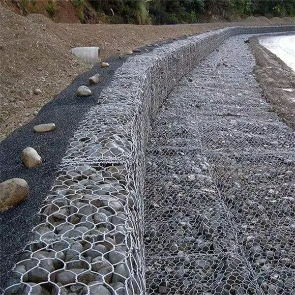 Hexagonal Woven Gabion Basket Flexible for Irregular Slope and Embankment photo-3