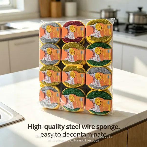 Tough on Stains Dish Sponges Dual Sided Kitchen Sponges for Grease Removal photo-2