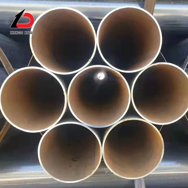 Q235 S235JRH 3 Inch 88.9mm Black Painted Welded Steel Pipes photo-3