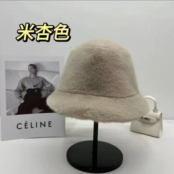 Faux Mink Fur Bucket Hat photo-3