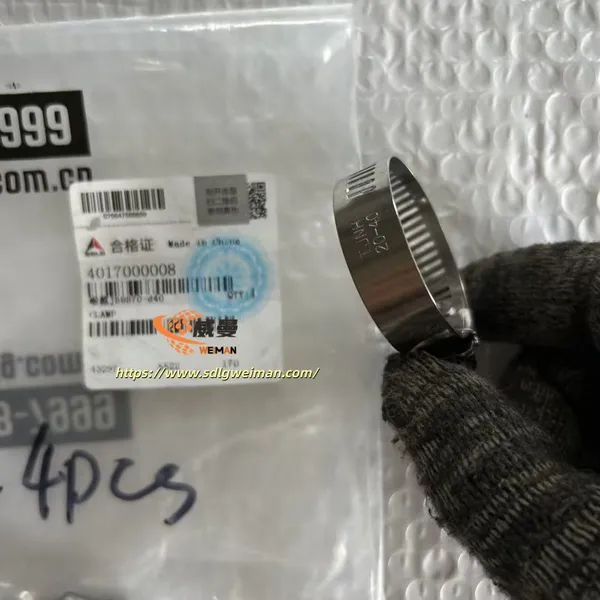 ORIGINAL SDLG CLAMP 4017000008 APPLY FOR SDLG MOTOR GRADER G9180 G9190 G9200 photo-4
