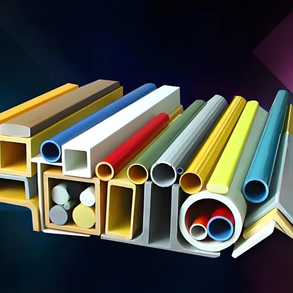 Fiberglass Pultruded Profiles Flexural Modulus 35 GPa Standard Compliant for Trusses photo-3