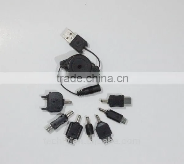 8 Pin Detachable Plug With 1.7x4.75x11mm and 5.5x1.9mm & 0.6x7.4 mm or Other Detachable Ddapter photo-5