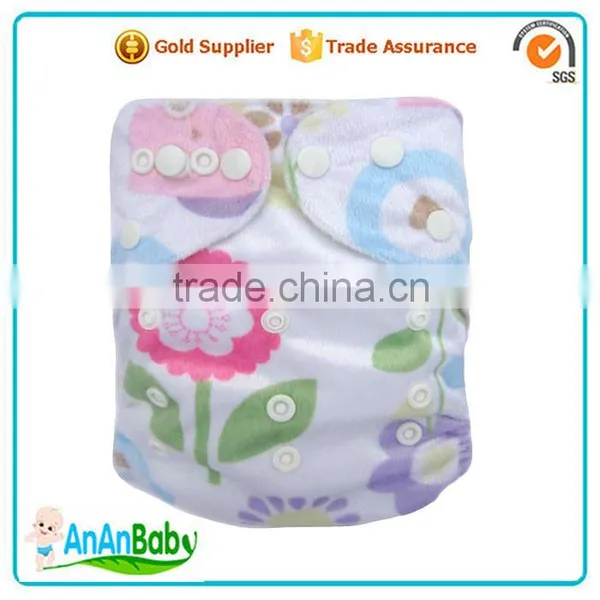 AnAnBaby Affordable Cloth Nappy Cuties Minky Skin Care Diapers photo-3
