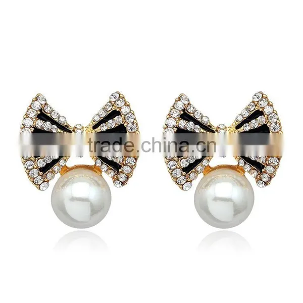 2016 Hot Sell Korean Style Simulated Pearl Earring ForWomen DRJ0548 photo-2
