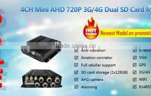 Teswelltech 2016 New Product 2x128GB 3g Gps Wifi SD Card Mini Mdvr photo-5