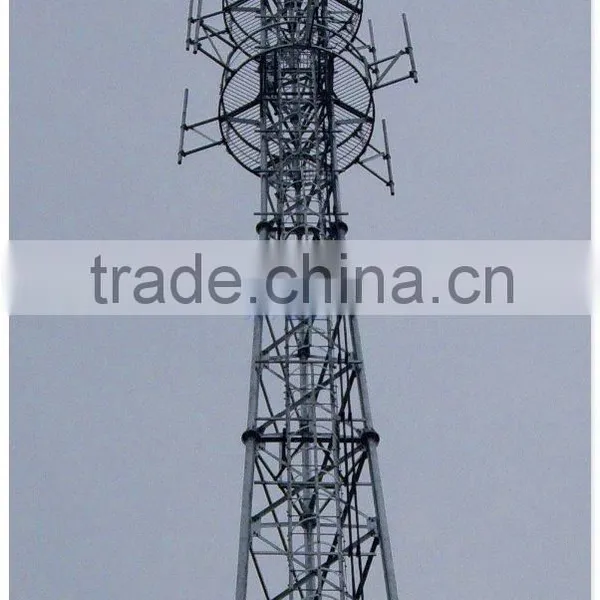 Telecommunication Microwave Gsm Antenna Steel Monopole Tower photo-5