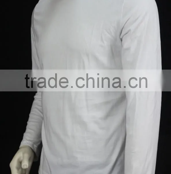 100% Cotton Turtleneck Customer Logo Man Polo T-shirt photo-2