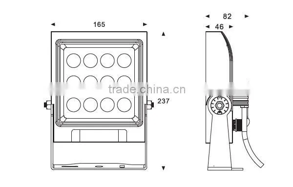 24W 110 Volt Garden LED Flood Light photo-5