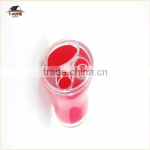 china supplier plastic toothbrush holder with cover