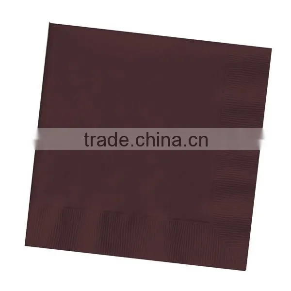 16*16" Environment-Friendly Disposable Black Paper Napkin Printed Napkin or Color Napkin photo-6