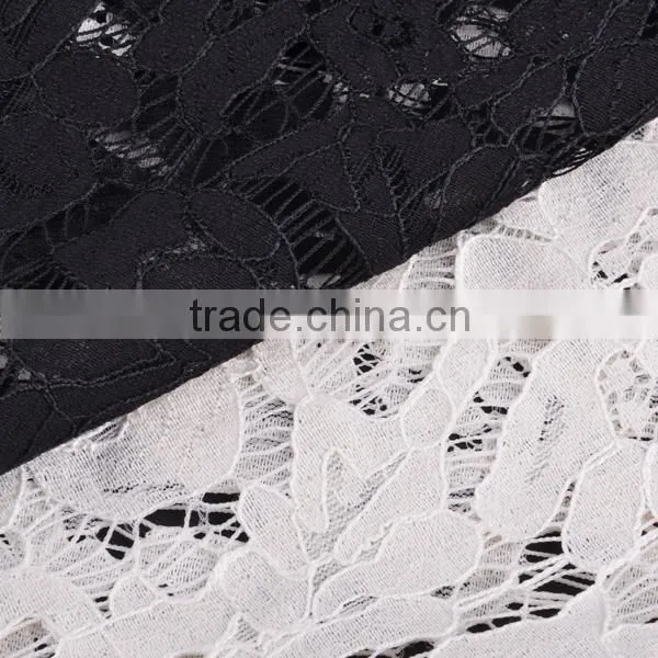 2016 New Fashion Black Long Lace Evening Gown African Lace Fabric photo-3