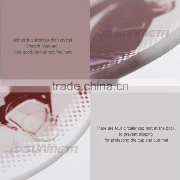 Yiwu Sunmeta Factory Supply Hot Sale Sublimation Round Blank Glass Coasters photo-2