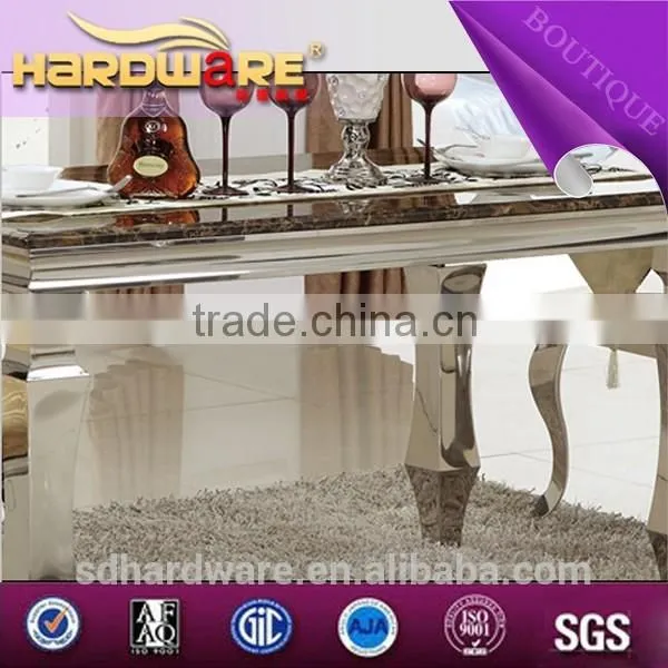Supplier Marble Top Stainless Steel Chair Home Furniture photo-4