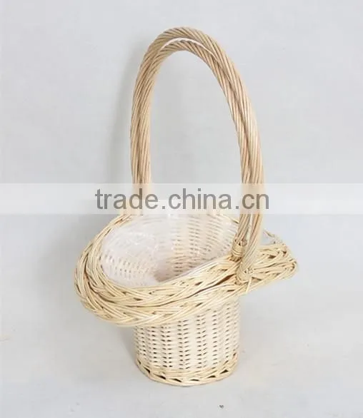 Beautiful Design Best Selling 2 Pcs Wicker Flower Baskets photo-2