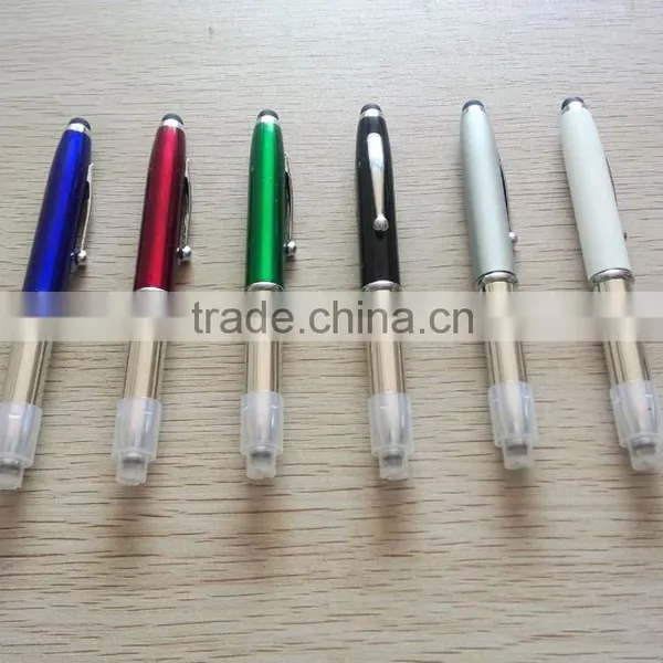 Wholesale 3 in 1 Combination Led Pen Stylus Touch Screen Ball Pen Quality Choice photo-3