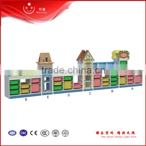 Kindergarten Plastic Toys Wall Unit Indoor Furniture photo-2