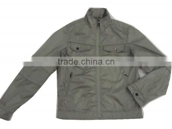 China Factory Man's Motorcycle pu Leather Jacket