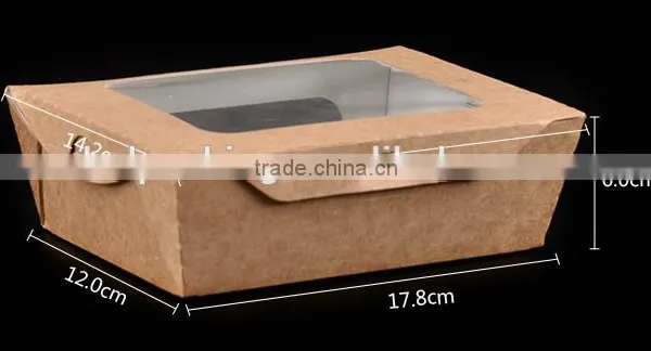 Food Grade Kraft Paper Take-out Packaging Box,fast Food Packaging Box photo-6
