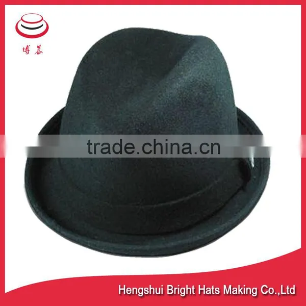 Little Fedora Mix Grey Wool Felt Hat photo-2