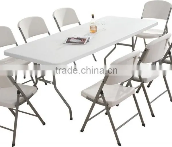 8ft Cheap Plastic Folding Table With Competitive Price and High Quality photo-2