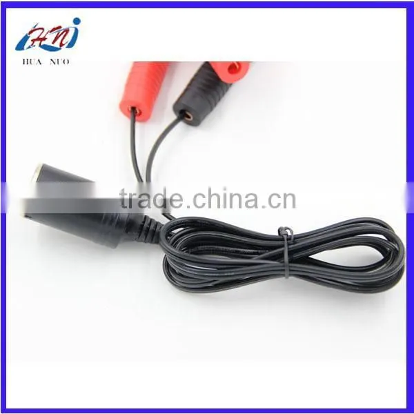 Cigarette Lighter Socket to Alligator Clips With DC Power Cable photo-2