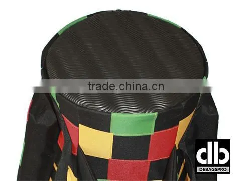 African Djembe Drums Gig Bags Deluxe Rasta Patchwork photo-5