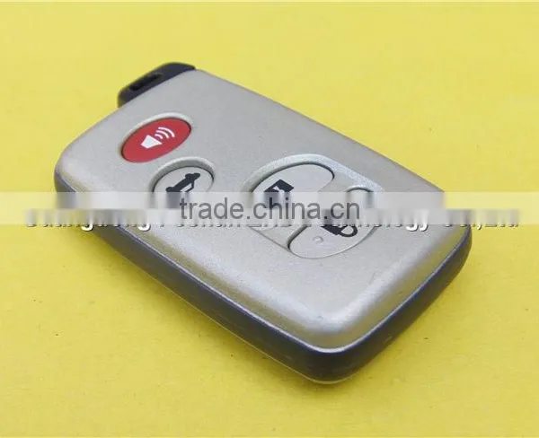 3+1 Buttons Silver Cover Smart Key Case for Toyota Camry Remote Transmitter Key HYQ14AAB photo-5