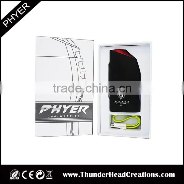 THC Ecig Wholesale Box Mod Phyer Dna200W e Cigarette Mod photo-6