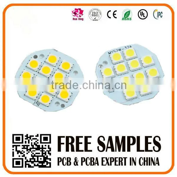 Custom Aluminum Pcb Board , 1.0mm / 1.2mm / 1.6mm Round Aluminum Led Pcb photo-2