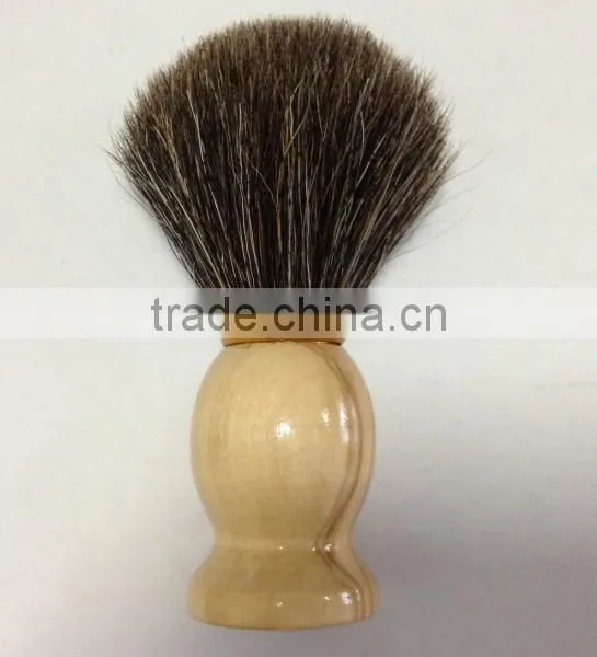 Horse Hair Horse Tail Hair Men's Shaving Brush Wood Handle Face Brush