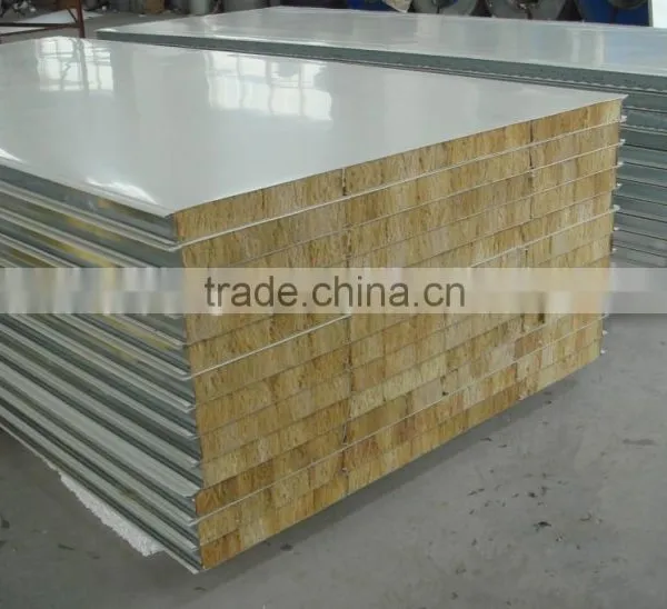 Fire-proof Rock Wool Sandwich Panel for Clean Room
