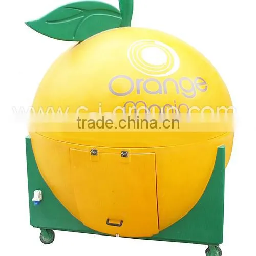 Fiberglass Orange Juice Buffet Juice Bar Kiosks Fiberglass Vending Food Truck
